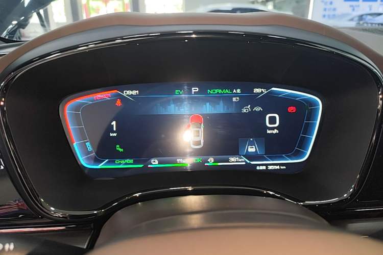 Used BYD Han 2023 DM-i Champion Edition 121KM Prestige Model Instrument Cluster