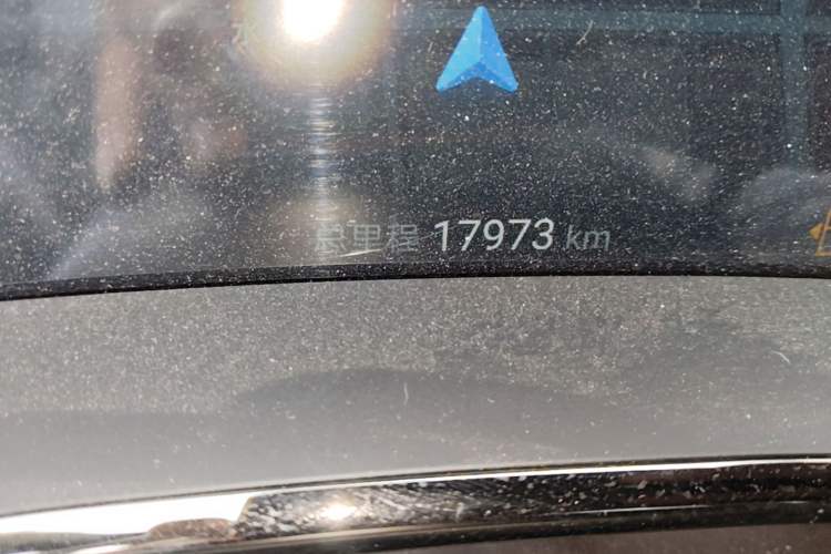 Used BYD Han 2023 DM-i Champion Edition 121KM Prestige Model Odometer Close Up