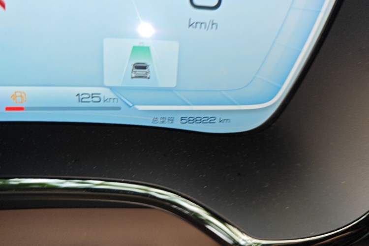 Used BYD Han 2023 DM-i Champion Edition 121KM Prestige Model Odometer Close Up