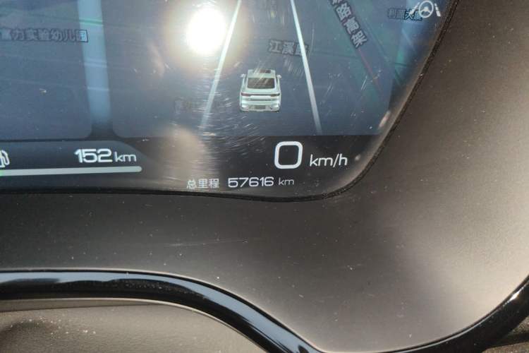 Used BYD Han 2023 DM-p War God Edition Odometer Close Up