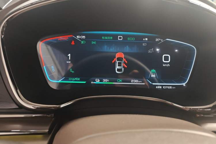 Used BYD Han  Odometer Close Up
