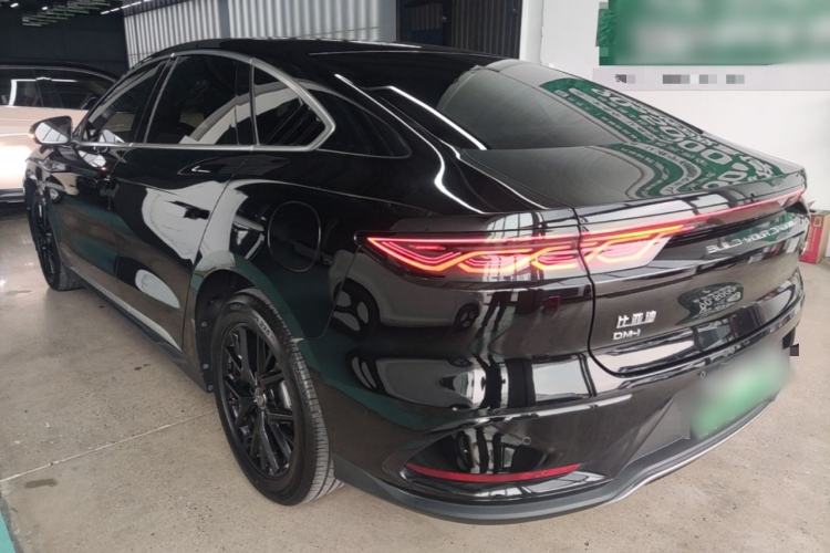 Used BYD Han 2023 DM-i Champion Edition 121KM Prestige Model Rear Left 45 Deg