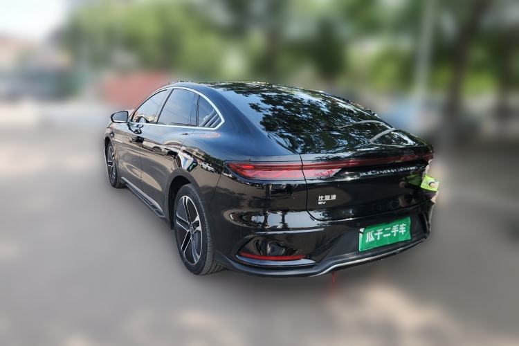 Used BYD Han 2023 EV Champion Edition 605KM Front-Drive Premium Model Rear Left 45 Deg
