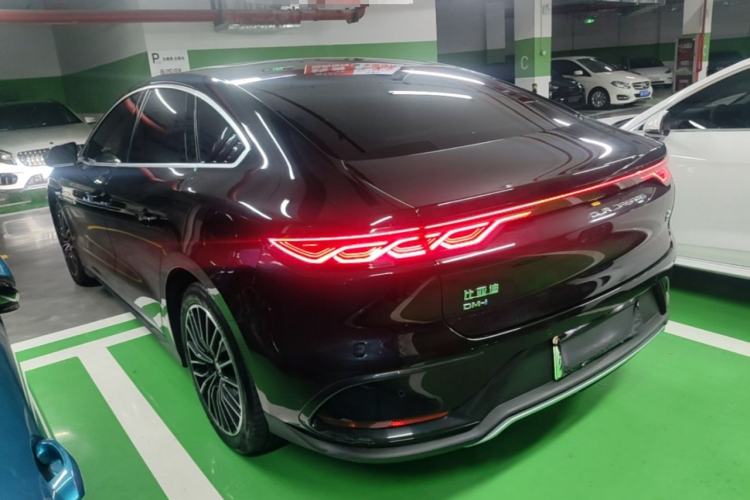 Used BYD Han 2023 DM-i Champion Edition 121KM Prestige Model Rear Left 45 Deg