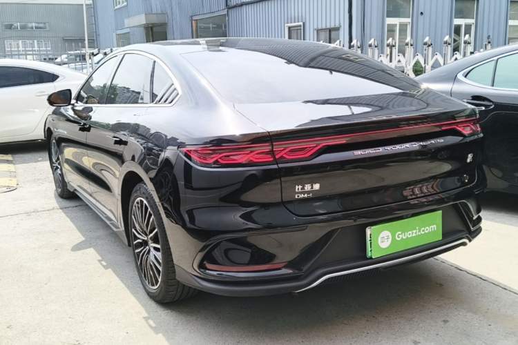 Used BYD Han 2023 DM-i Champion Edition 121KM Prestige Model Rear Left 45 Deg