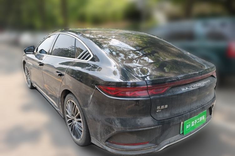Used BYD Han 2023 EV Champion Edition 506KM Front-Wheel-Drive Premium Model Rear Left 45 Deg