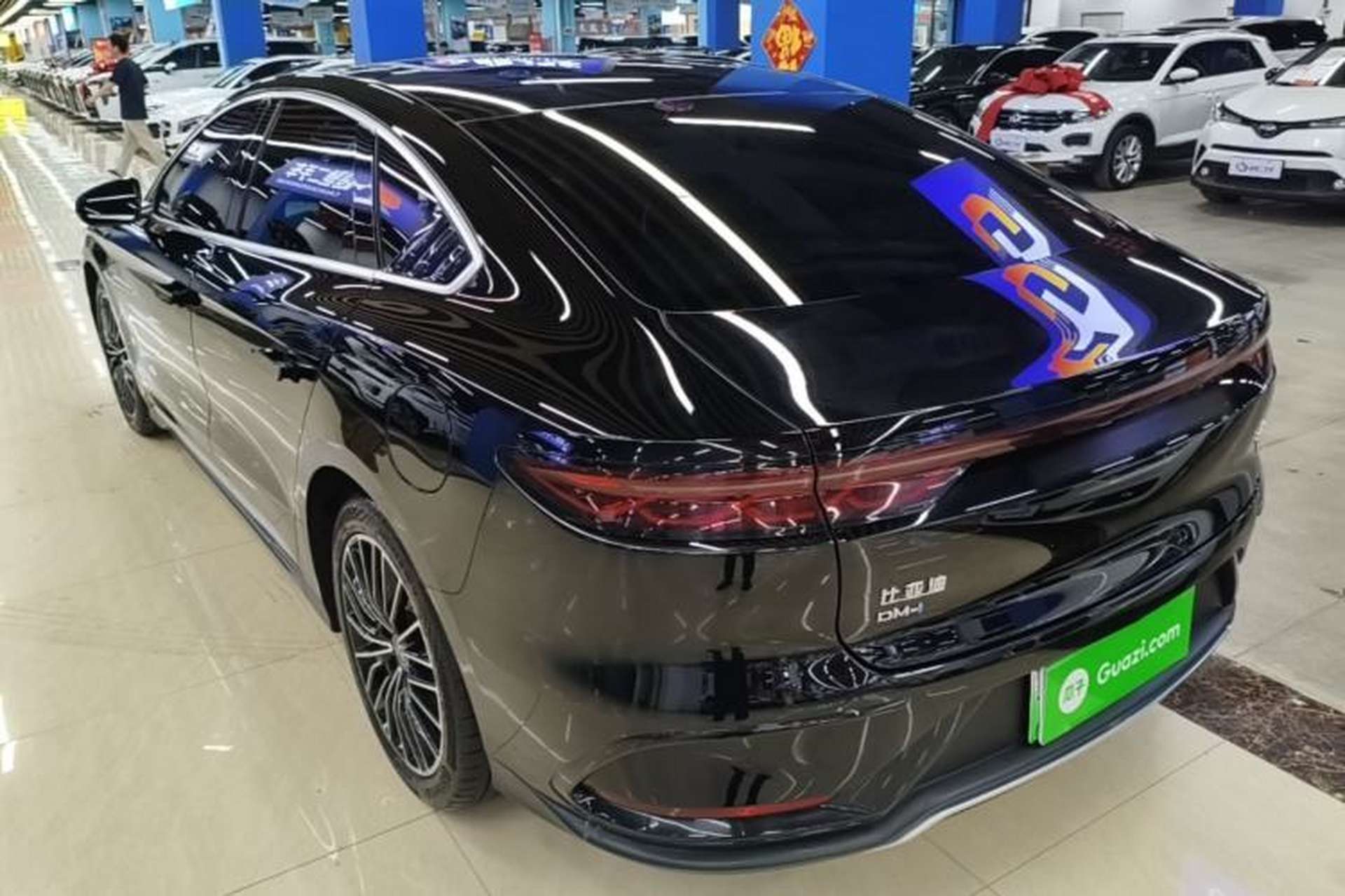 Used BYD Han 2023 DM-i Champion Edition 121KM Prestige Model Rear Left 45 Deg