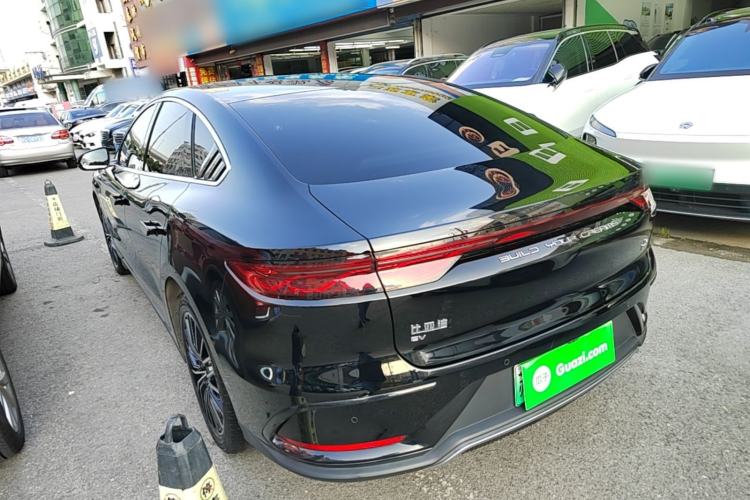 Used BYD Han 2023 EV Champion Edition 506KM Front-Wheel-Drive Premium Model Rear Left 45 Deg