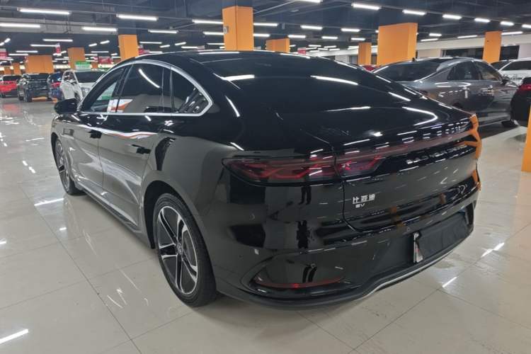 Used BYD Han 2023 EV Champion Edition 605KM Front-Drive Premium Model Rear Left 45 Deg