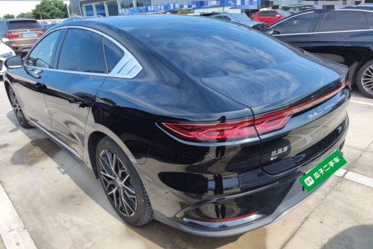 Used BYD Han 2023 EV Champion Edition 610KM All-Wheel-Drive Flagship Model Rear Left 45 Deg