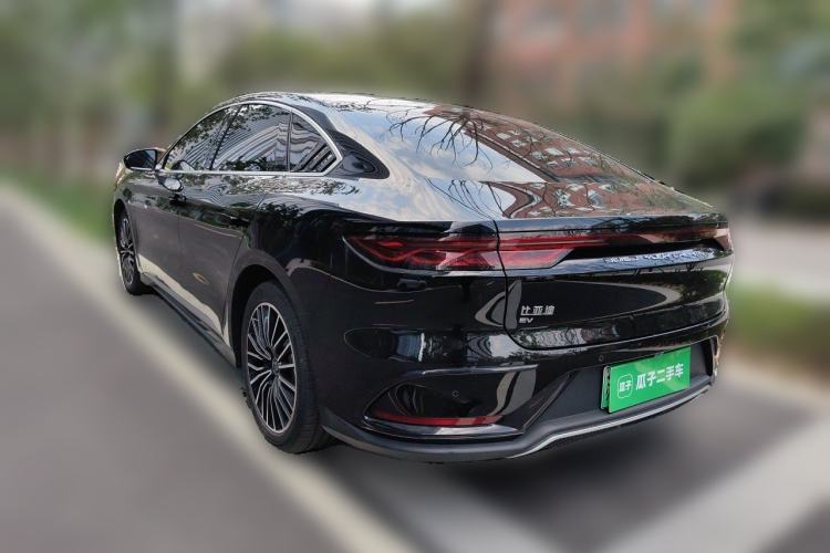 Used BYD Han 2023 EV Champion Edition 506KM Front-Wheel-Drive Premium Model Rear Left 45 Deg