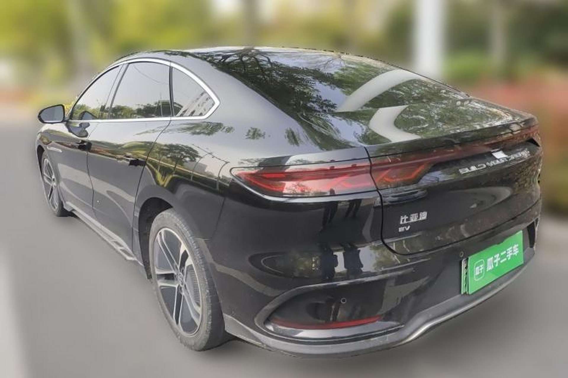 Used BYD Han 2023 EV Champion Edition 605KM Front-Drive Premium Model Rear Left 45 Deg