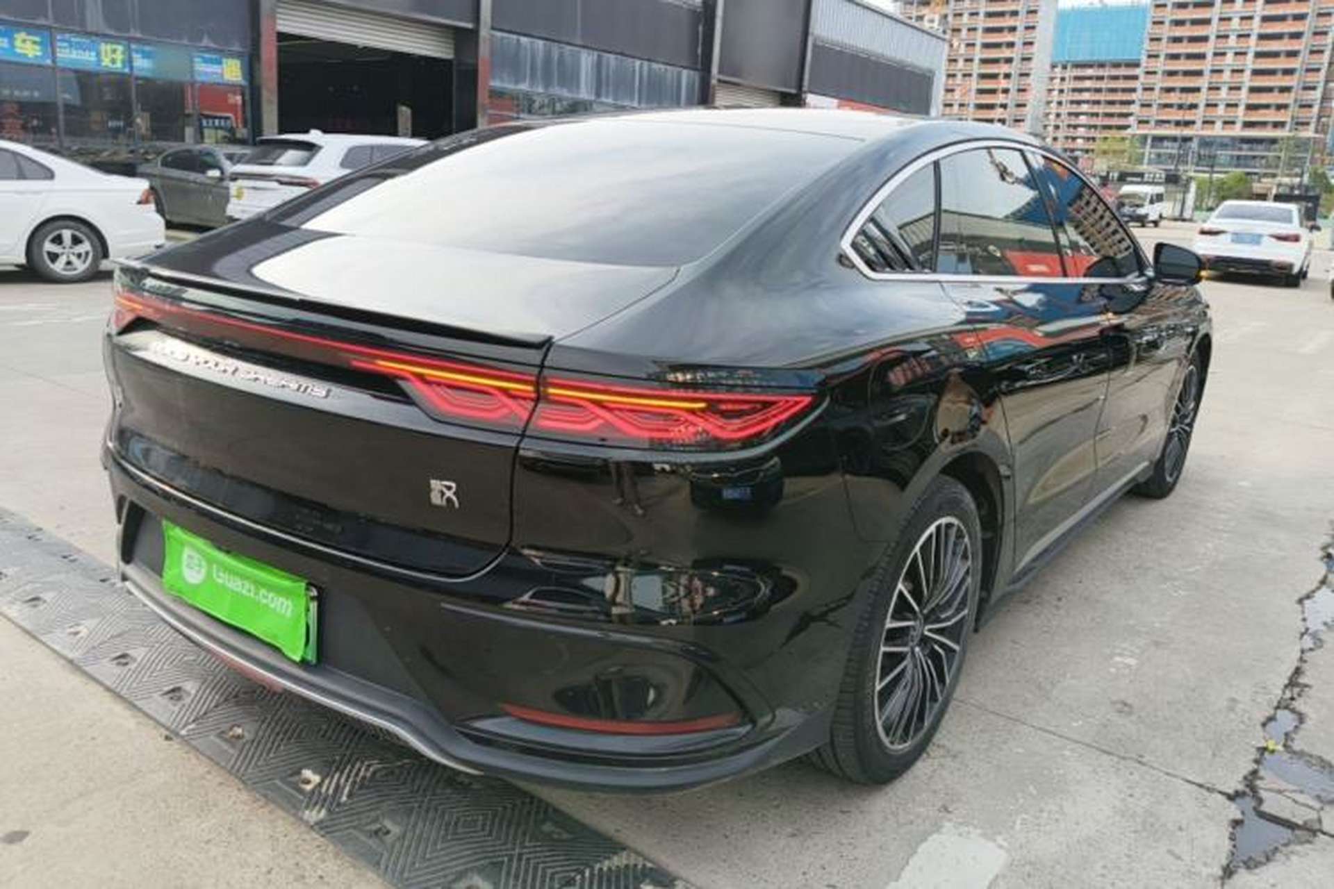 Used BYD Han 2023 EV Champion Edition 506KM Front-Wheel-Drive Premium Model Rear Right 45 Deg