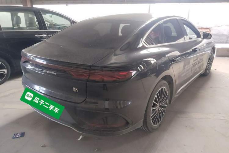 Used BYD Han 2023 DM-i Champion Edition 121KM Prestige Model Rear Right 45 Deg