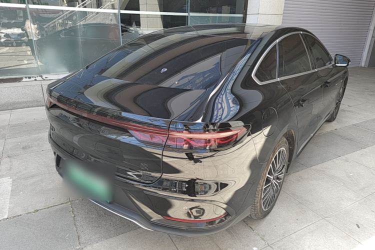 Used BYD Han 2023 EV Champion Edition 506KM Front-Wheel-Drive Premium Model Rear Right 45 Deg