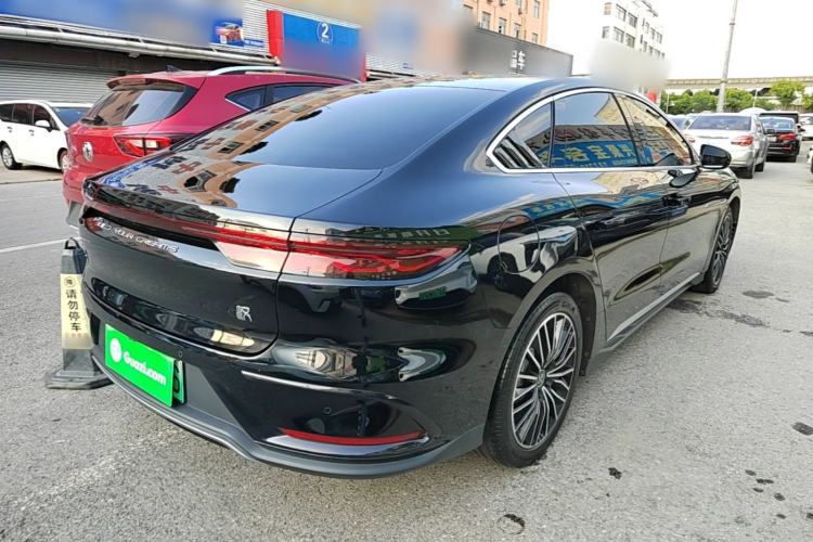 Used BYD Han 2023 EV Champion Edition 506KM Front-Wheel-Drive Premium Model Rear Right 45 Deg