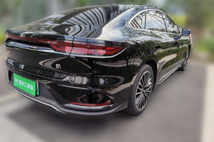 Used BYD Han 2023 EV Champion Edition 506KM Front-Wheel-Drive Premium Model Rear Right 45 Deg