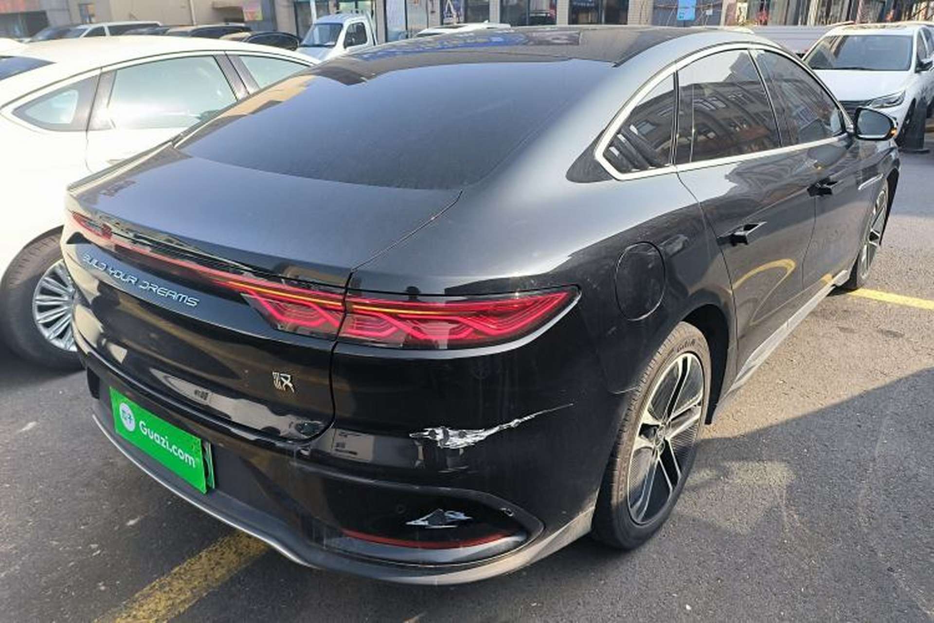 Used BYD Han 2023 EV Champion Edition 605KM Front-Drive Premium Model Rear Right 45 Deg
