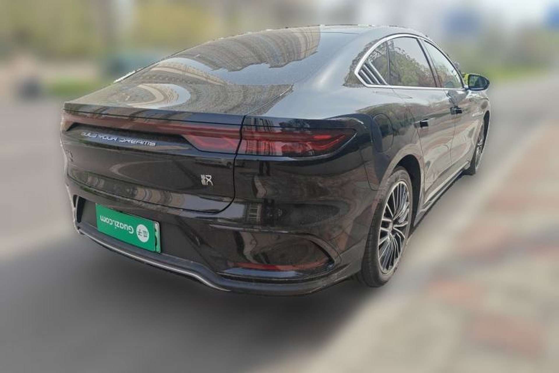 Used BYD Han 2023 DM-i Champion Edition 121KM Prestige Model Rear Right 45 Deg