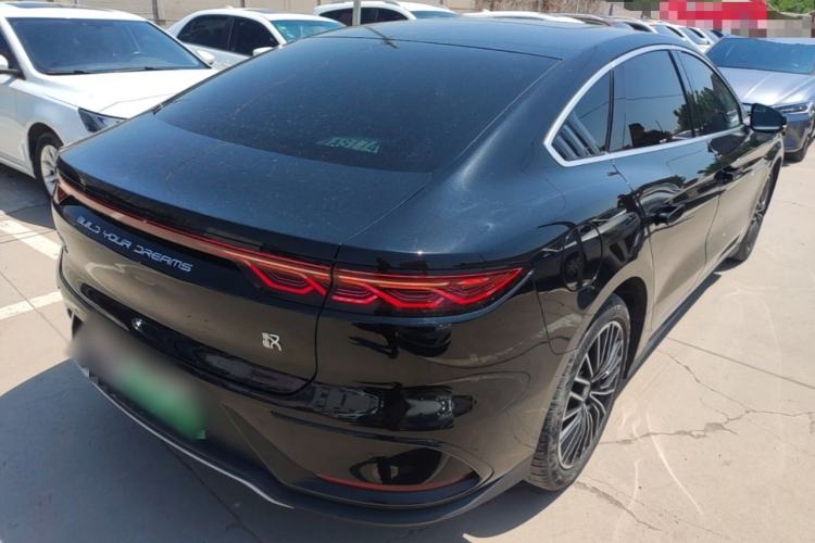 Used BYD Han 2023 DM-i Champion Edition 121KM Prestige Model Rear Right 45 Deg