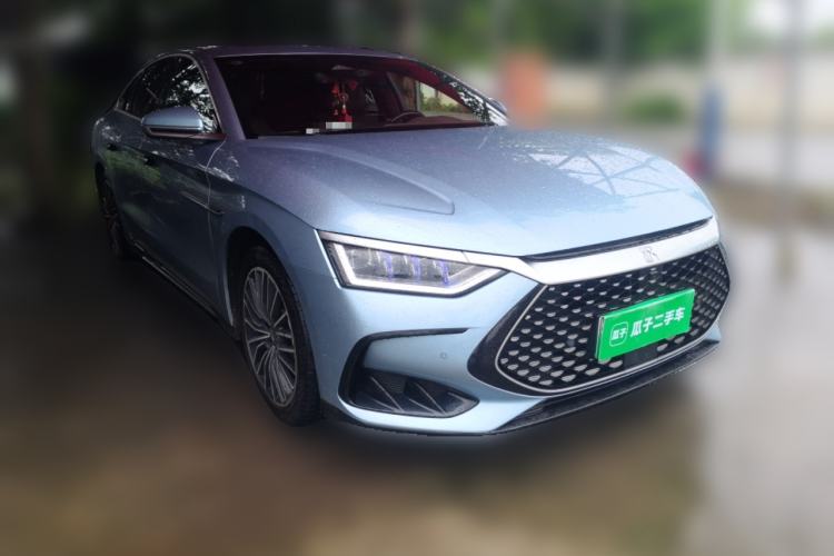 Used BYD Han 2023 DM-i Champion Edition 121KM Prestige Model Front Right 45 Deg
