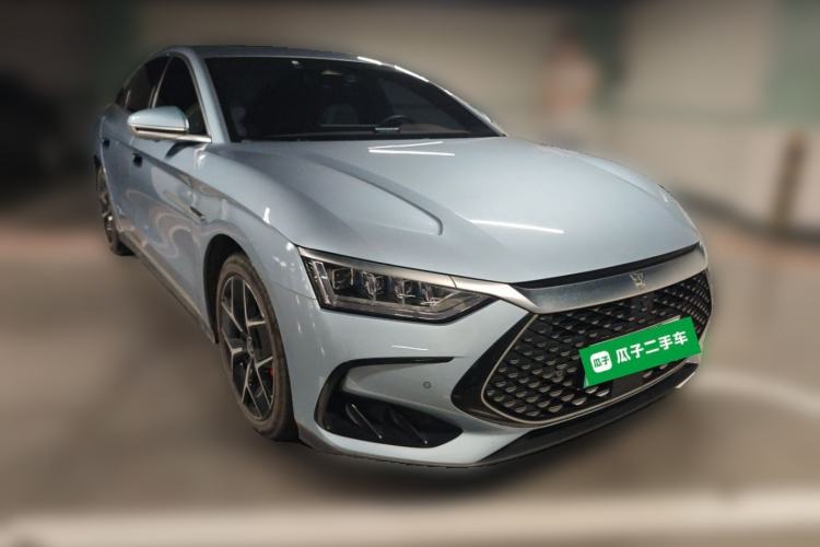 Used BYD Han 2023 DM-i Champion Edition 200KM Premium Model Front Right 45 Deg