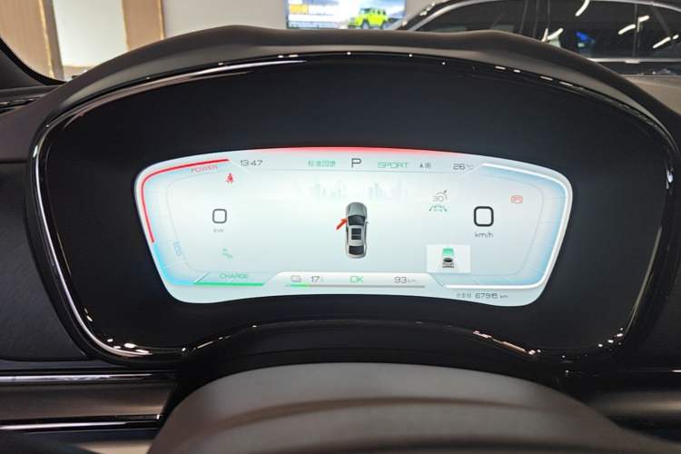 Used BYD Han 2023 EV Champion Edition 605KM Front-Drive Premium Model Instrument Cluster
