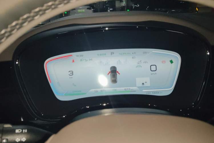 Used BYD Han 2023 EV Champion Edition 715 km Front-Drive Flagship Model Instrument Cluster