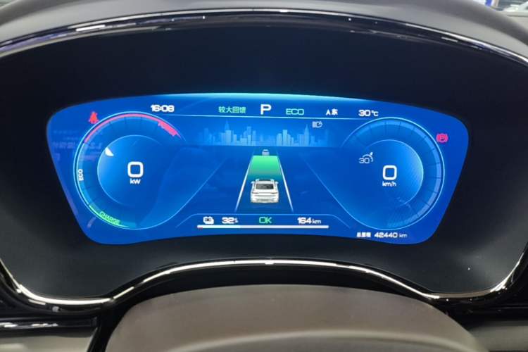 Used BYD Han 2023 EV Champion Edition 506KM Front-Wheel-Drive Premium Model Instrument Cluster