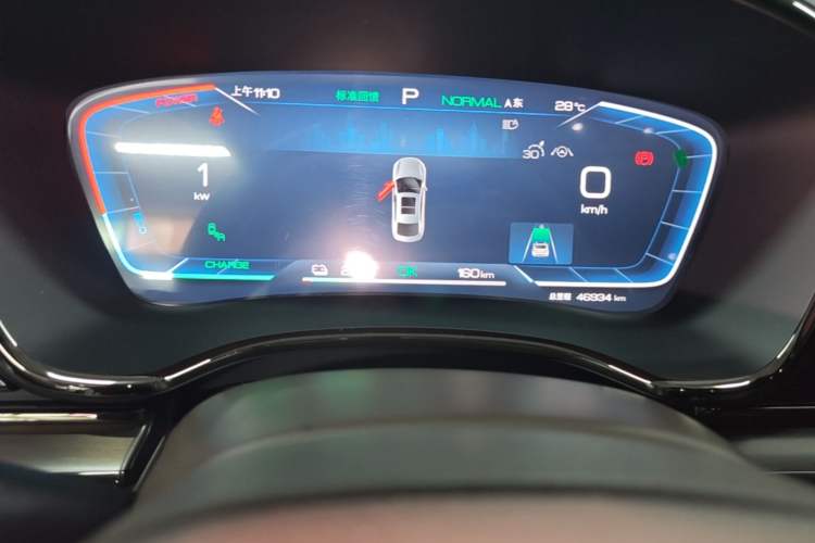 Used BYD Han 2023 EV Champion Edition 605KM Front-Drive Premium Model Instrument Cluster