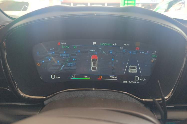 Used BYD Han 2023 DM-i Champion Edition 121KM Prestige Model Instrument Cluster
