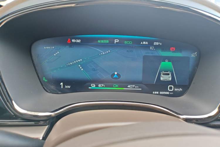 Used BYD Han 2023 EV Champion Edition 605KM Front-Drive Premium Model Instrument Cluster