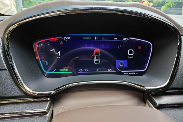 Used BYD Han 2023 EV Champion Edition 506KM Front-Wheel-Drive Premium Model Instrument Cluster