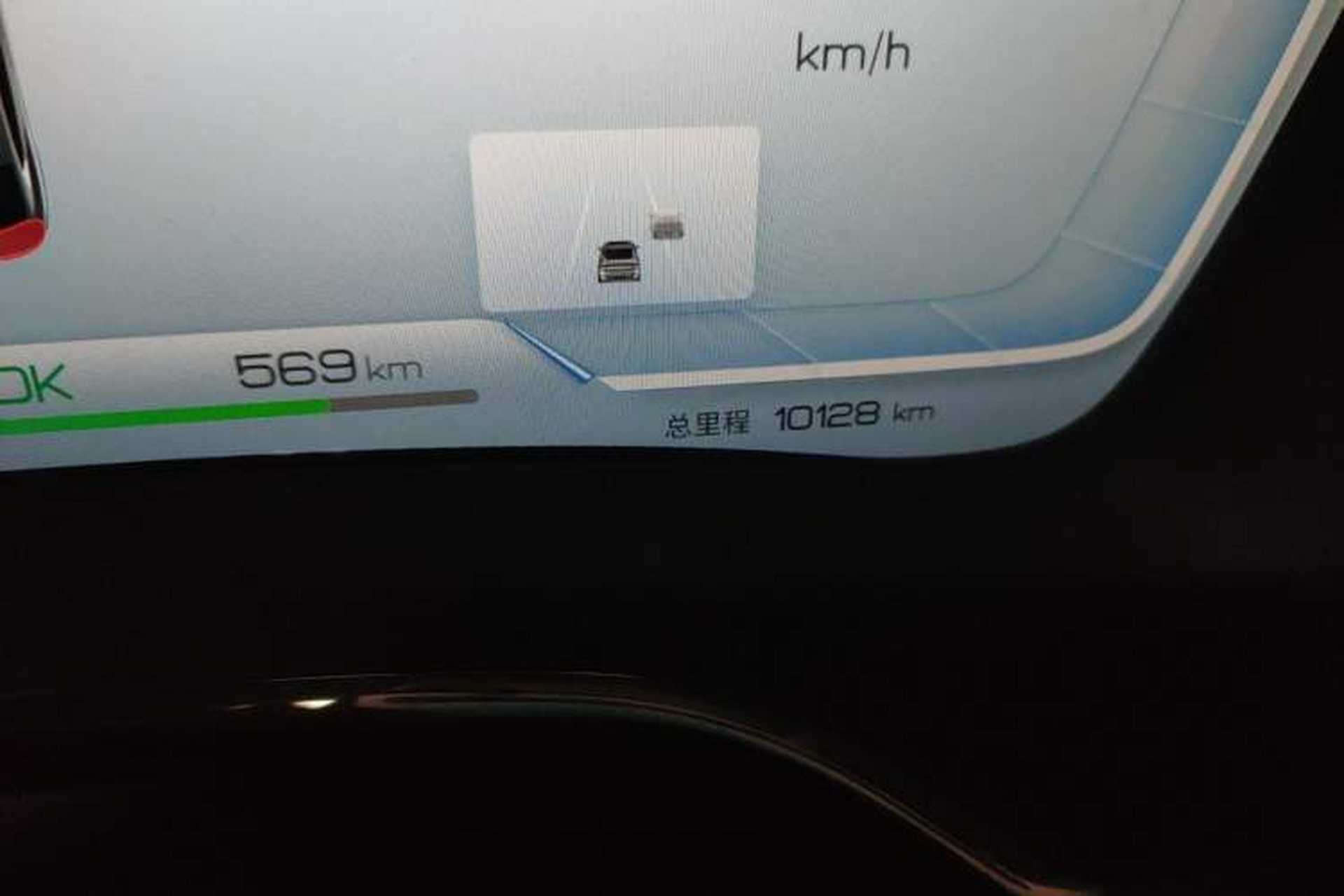 Used BYD Han 2023 EV Champion Edition 715 km Front-Drive Flagship Model Odometer Close Up