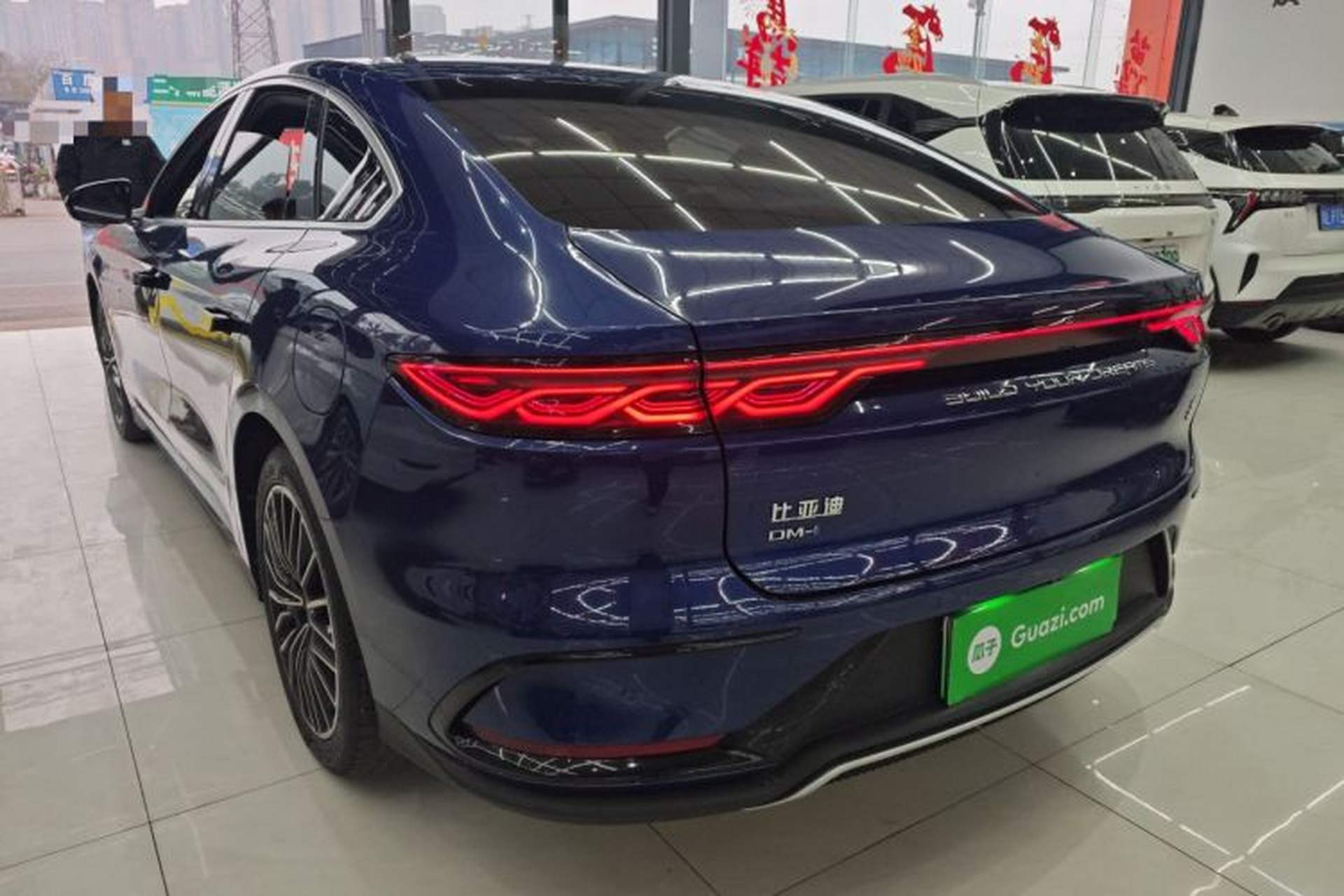 Used BYD Han 2023 DM-i Champion Edition 121KM Prestige Model Rear Left 45 Deg