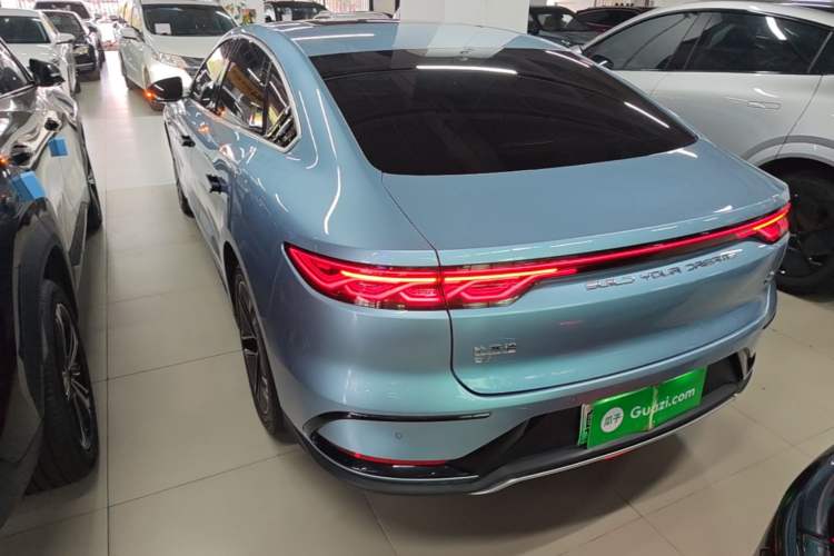 Used BYD Han 2023 EV Champion Edition 605KM Front-Drive Premium Model Rear Left 45 Deg