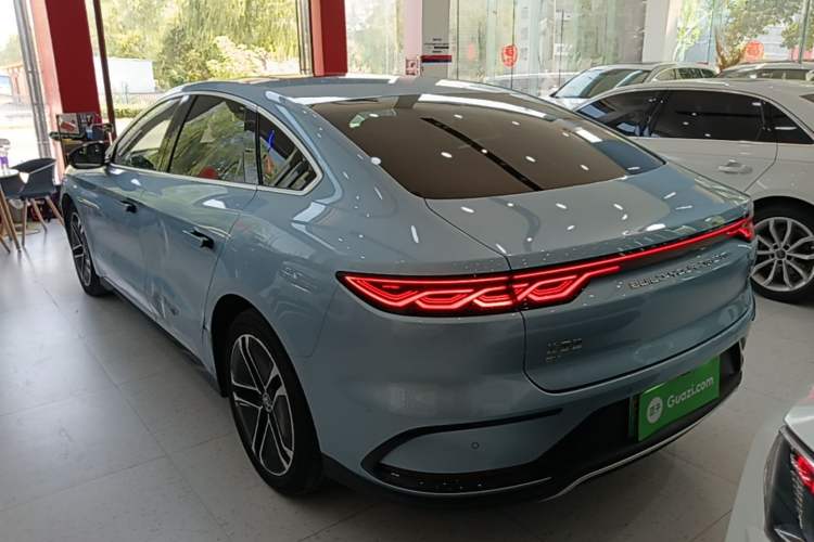 Used BYD Han 2023 EV Champion Edition 605KM Front-Drive Premium Model Rear Left 45 Deg