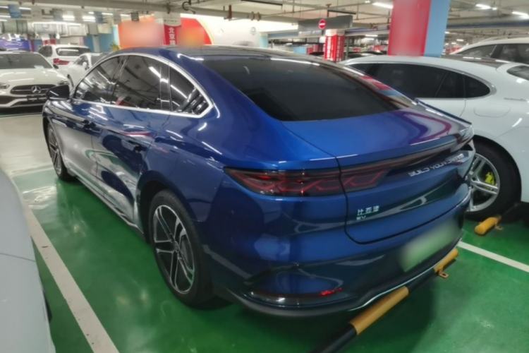 Used BYD Han 2023 EV Champion Edition 605KM Front-Drive Premium Model Rear Left 45 Deg