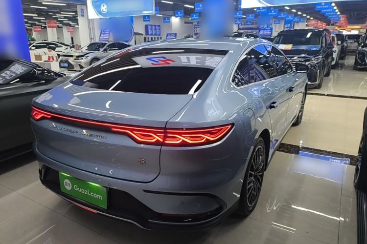Used BYD Han 2023 EV Champion Edition 506KM Front-Wheel-Drive Premium Model Rear Right 45 Deg
