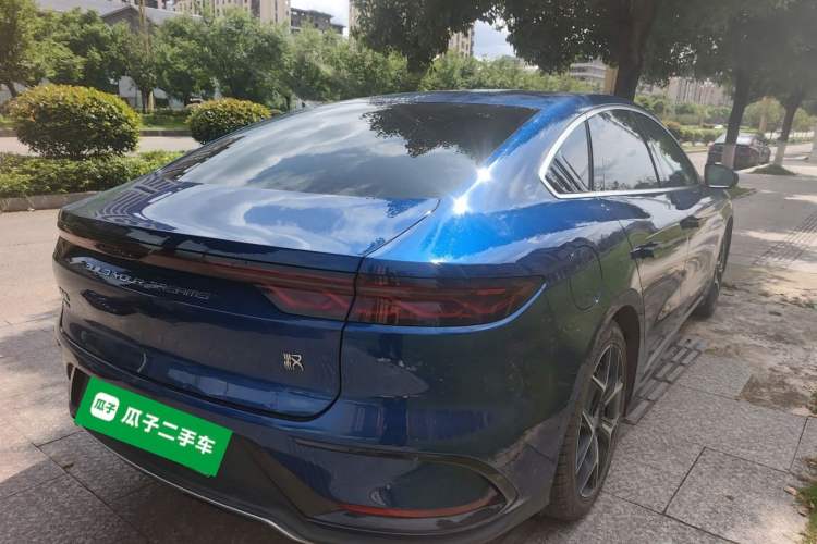 Used BYD Han 2023 DM-i Champion Edition 200KM Premium Model Rear Right 45 Deg