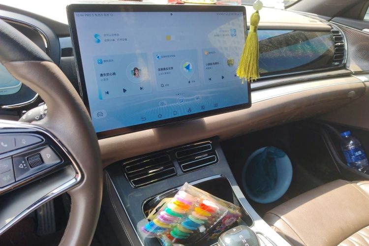 Used BYD Han 2023 DM-i Champion Edition 121KM Prestige Model Audio And AC Panel