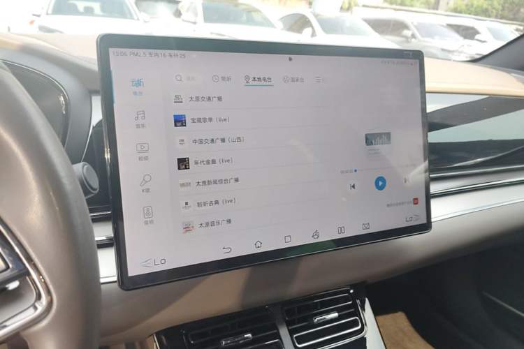 Used BYD Han 2023 EV Champion Edition 506KM Front-Wheel-Drive Premium Model Audio And AC Panel