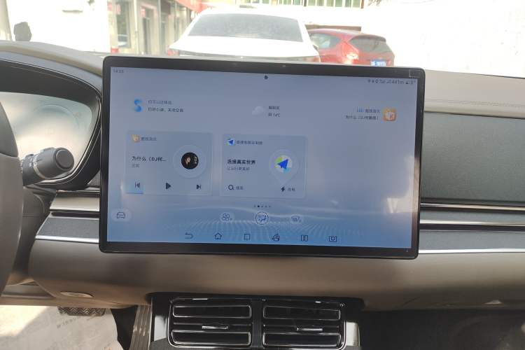 Used BYD Han 2023 DM-i Champion Edition 121KM Prestige Model Audio And AC Panel