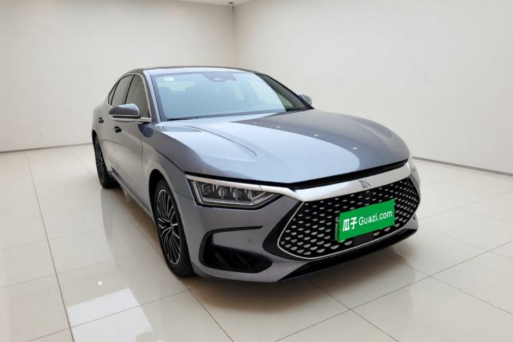 Used BYD Han 2023 DM-i Champion Edition 121KM Prestige Model Front Right 45 Deg