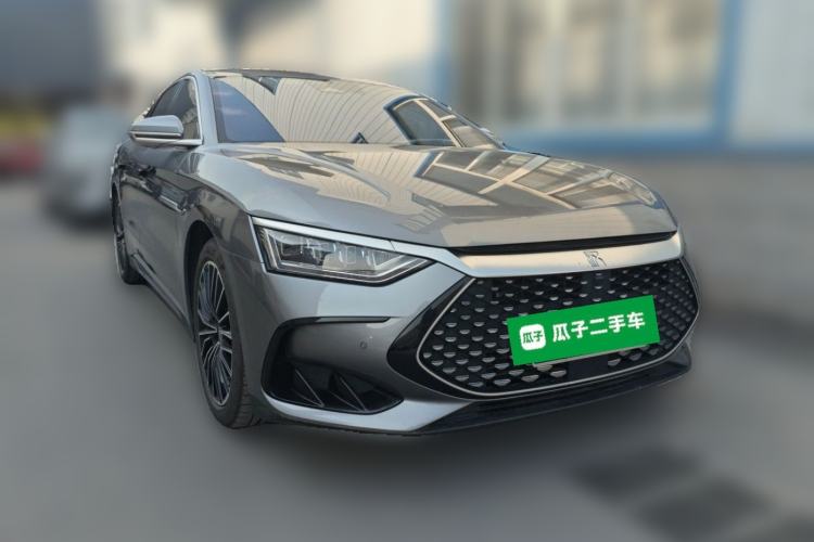 Used BYD Han 2023 DM-i Champion Edition 121KM Prestige Model Front Right 45 Deg