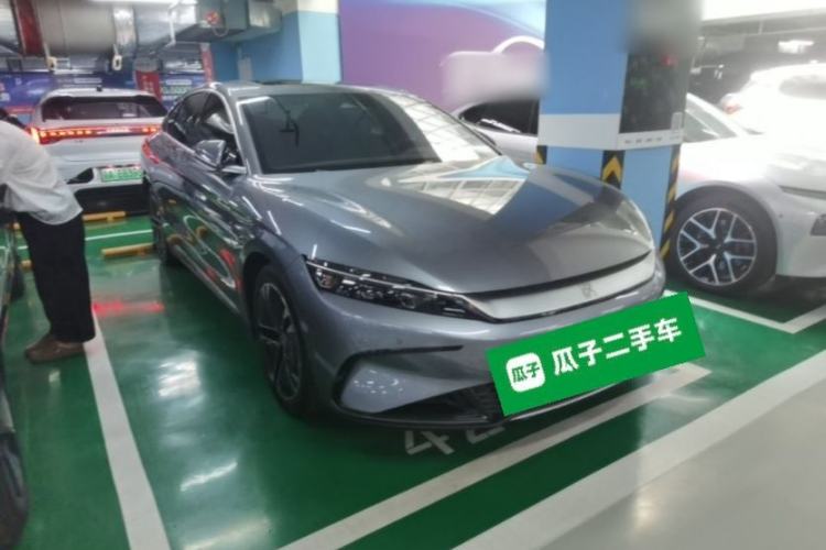 Used BYD Han 2023 EV Champion Edition 605KM Front-Drive Premium Model Front Right 45 Deg