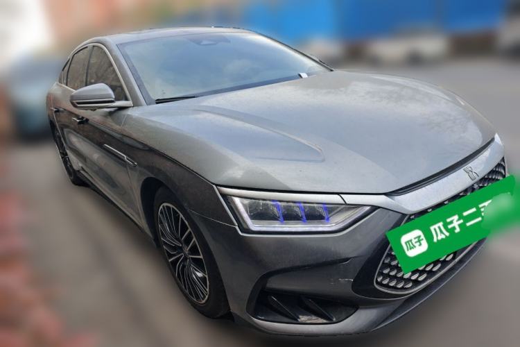 Used BYD Han 2023 DM-i Champion Edition 121KM Prestige Model Front Right 45 Deg