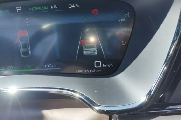 Used BYD Han 2023 EV Champion Edition 506KM Front-Wheel-Drive Premium Model Instrument Cluster
