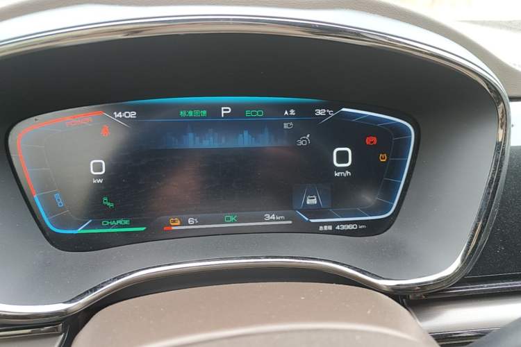 Used BYD Han 2023 EV Champion Edition 605KM Front-Drive Premium Model Instrument Cluster