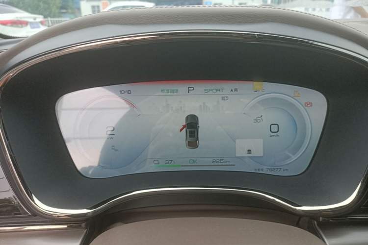 Used BYD Han 2023 EV Champion Edition 610KM All-Wheel-Drive Flagship Model Instrument Cluster
